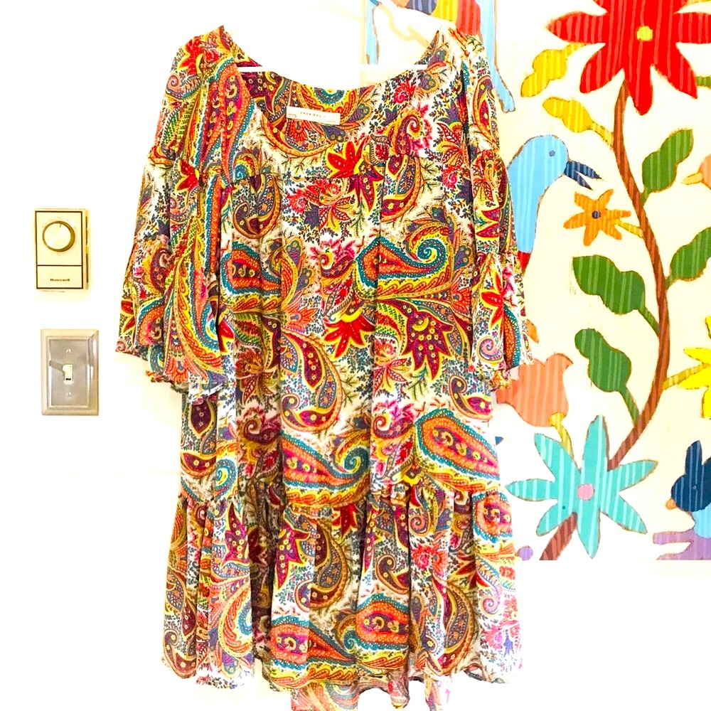Zara paisley dress